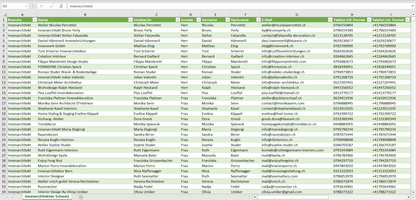 Vorschau der Liste mit den Innenarchitekten Adressen